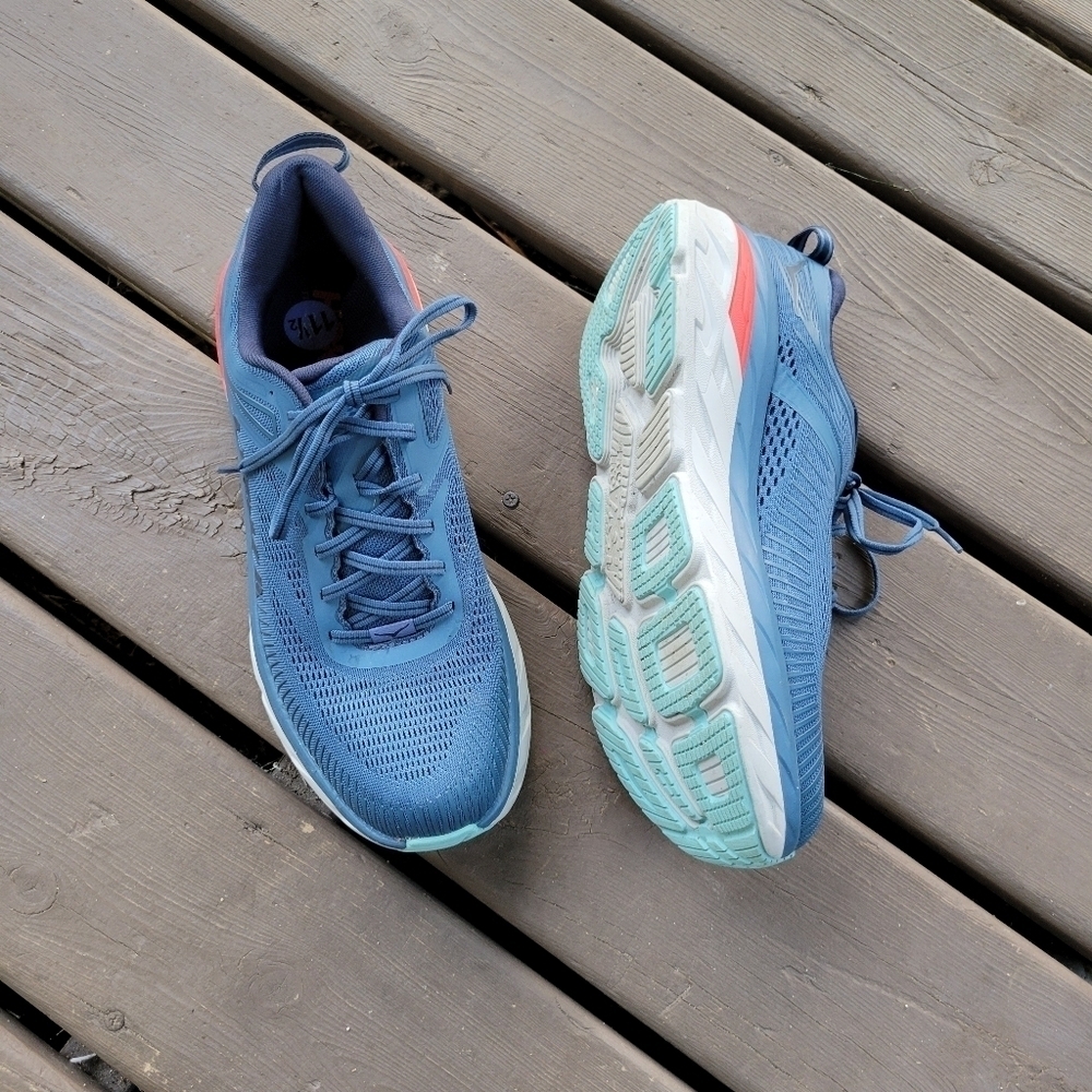 Hoka One One Bondi 7 Real Teal/Outer Space Running Athletic‎ Shoes Sneakers 11.5